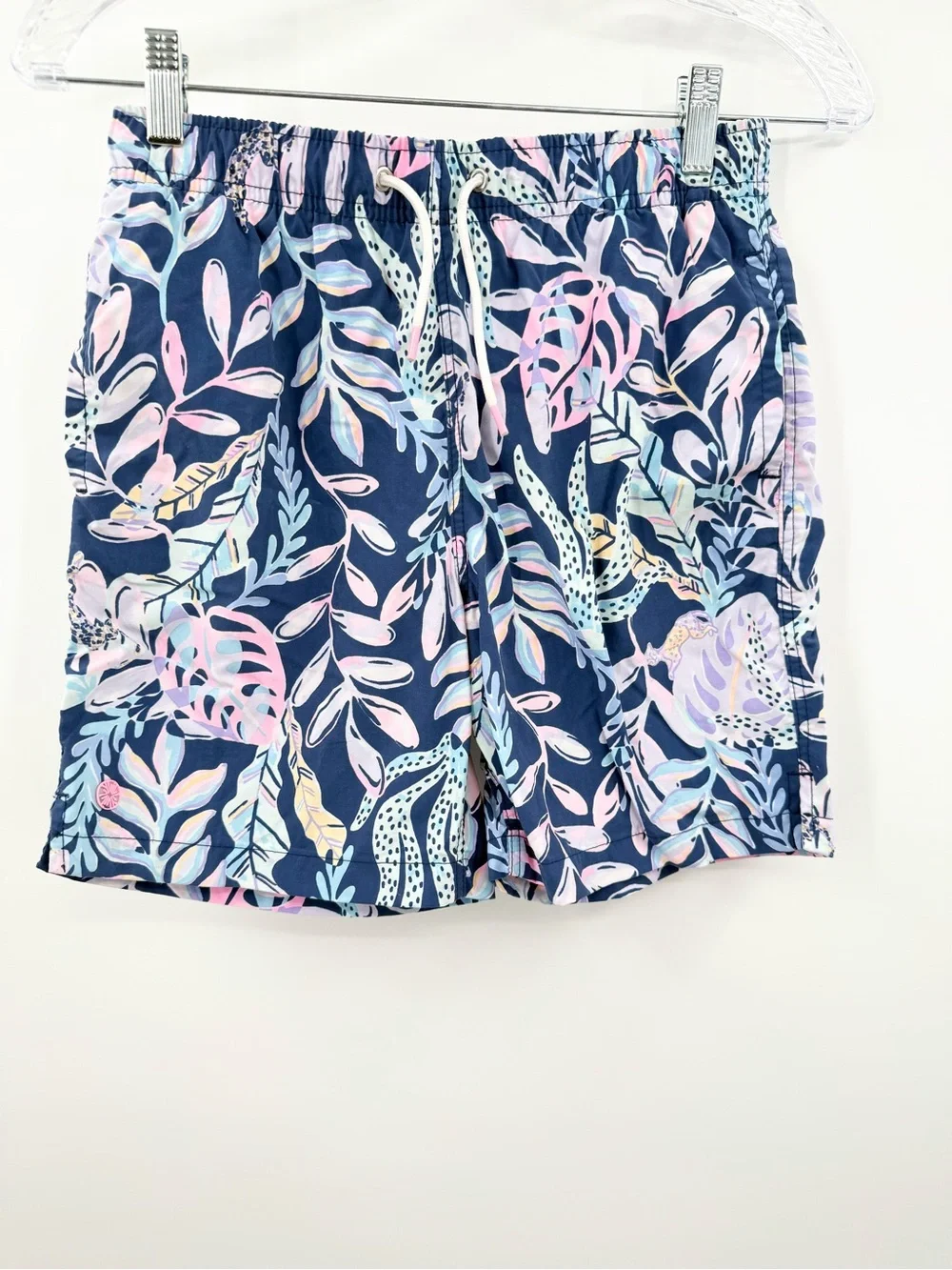 Lilly Pulitzer Boys Junior Capri You've Been Spotted Swim Trunks Size XL (12-14)
